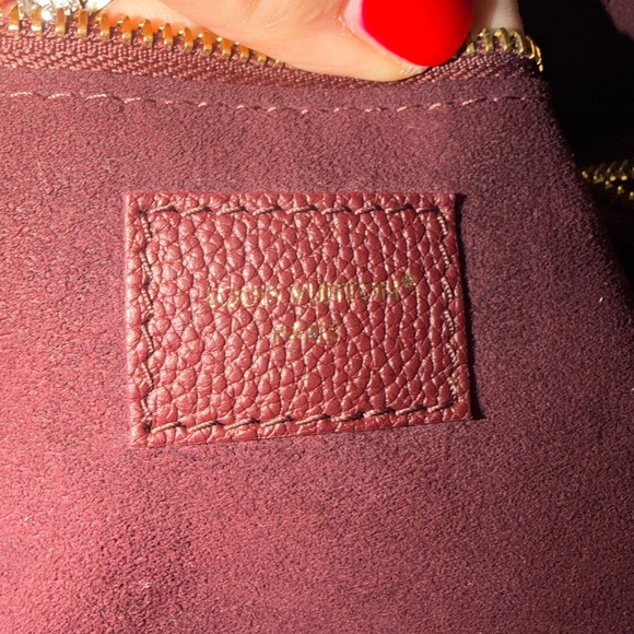 Louis Vuitton Wine Empreinte Monogram Neverfull MM - Picture 3 of 5